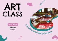 Art Class Postcard Image Preview