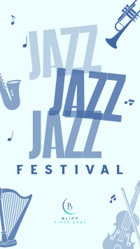 Jazz Festival Facebook Story Design