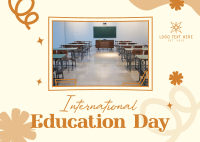 Education Day Celebration Postcard Image Preview