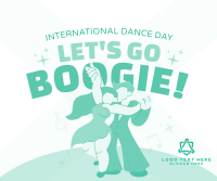 Lets Dance in International Dance Day Facebook Post Design