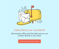 Subscribe To Newsletter Facebook post Image Preview