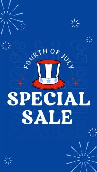 Quirky 4th of July Special Sale TikTok video Image Preview