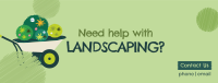 Ecoscapes Gardening Facebook Cover Design