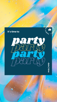 Time To Party Facebook Story Image Preview