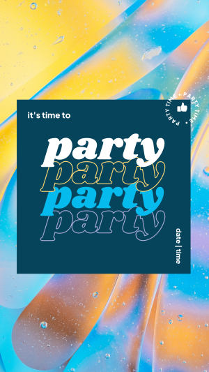 Time To Party Facebook story Image Preview