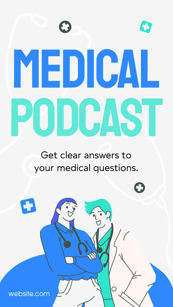 Podcast Medical Instagram Story Design