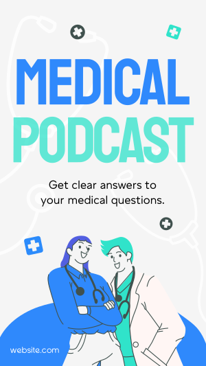 Podcast Medical Instagram story Image Preview