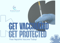 Get Hepatitis Vaccine Postcard Image Preview