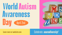 World Autism Awareness Day Facebook event cover Image Preview