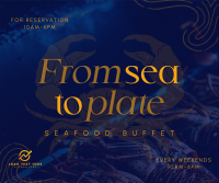 Seafood Cuisine Buffet Facebook post Image Preview