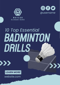 Badminton O’ Clock Flyer Design