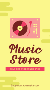 Premium Music Store Facebook Story Design