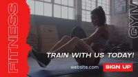 Train With Us Animation Design