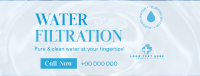 Water Filter Business Facebook Cover Design