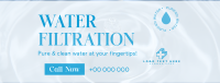 Water Filter Business Facebook cover Image Preview