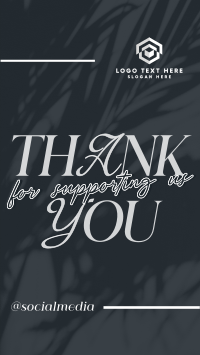 Minimalistic Thank You TikTok Video Preview