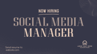 Social Media Manager Facebook Event Cover Design