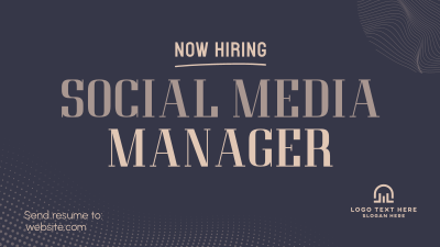 Social Media Manager Facebook event cover Image Preview