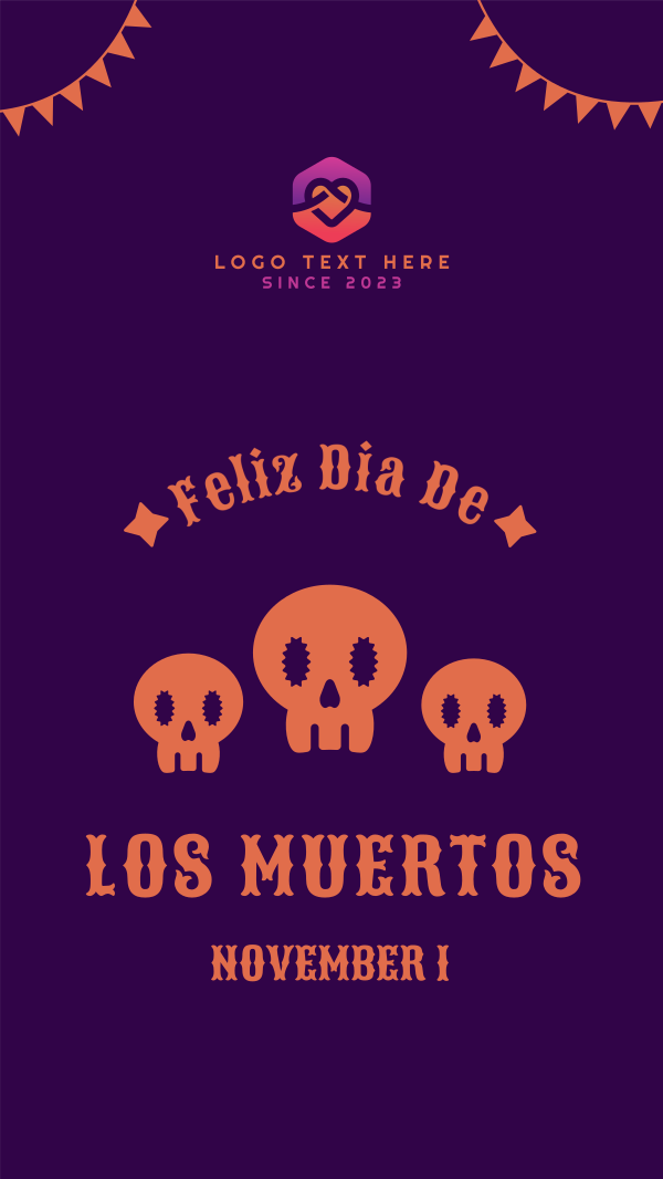 Dias De Los Muertos Greeting Instagram Story Design Image Preview