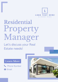 Property Management Specialist Flyer Design