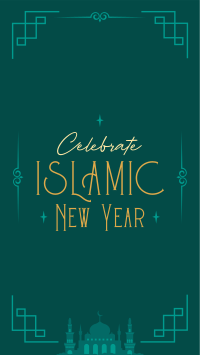 Bless Islamic New Year YouTube Short Design