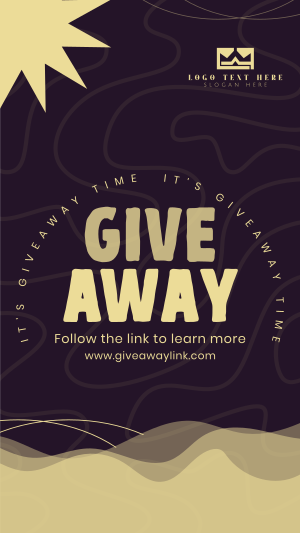 Liquid Abstract Giveaway Instagram story Image Preview