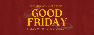 Good Friday Greeting Facebook cover Image Preview
