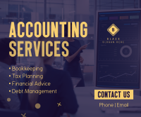 Accounting Services Facebook Post Design