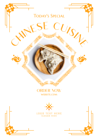 Chinese Cuisine Special Poster Design