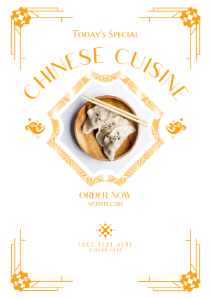 Chinese Cuisine Special Poster Image Preview