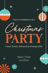 Ornamental Christmas Invitation Image Preview
