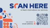 Modern Corporate Scan Here Animation Design