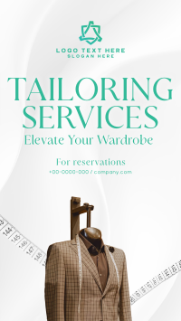 Tailoring Services Elegant Instagram Reel Design