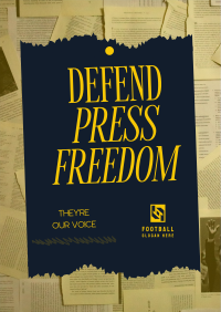 Defend Press Freedom Flyer Image Preview