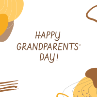 Grandparent's Day Abstract Instagram Post Design
