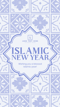 Islamic New Year Wishes Facebook Story Design