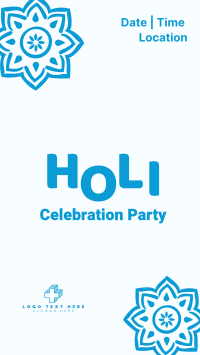 Holi Fest Get Together Instagram story Image Preview