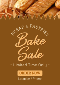 Homemade Bake Sale  Poster Design