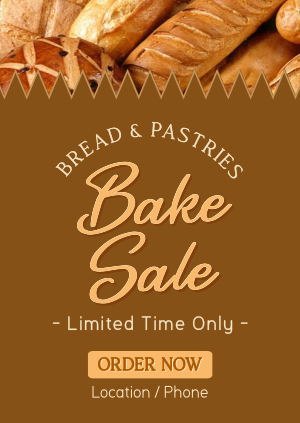 Homemade Bake Sale  Poster Image Preview