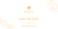 Save the Date Leaves Twitter Post Image Preview