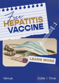 Contemporary Hepatitis Vaccine Flyer Image Preview