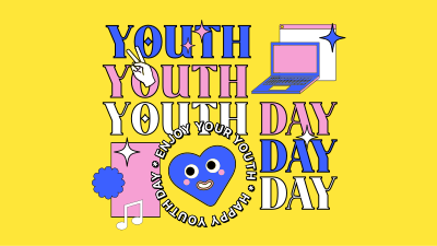 Youth Day Collage Facebook event cover Image Preview