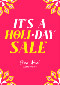 Holi-Day Sale Poster Image Preview