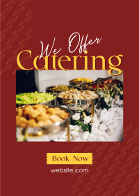 Dainty Catering Provider Poster Design