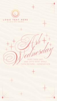 Simple Elegant Ash Wednesday Instagram Reel Preview