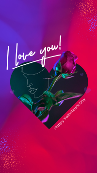 Rose Love Facebook Story Design