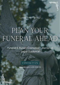 Funeral Services Poster Design