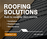 Corporate Roofing Solutions Facebook Post Design