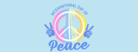 Peace Day Symbol Facebook Cover Design