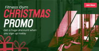 Christmas Gym Promo Facebook ad Image Preview